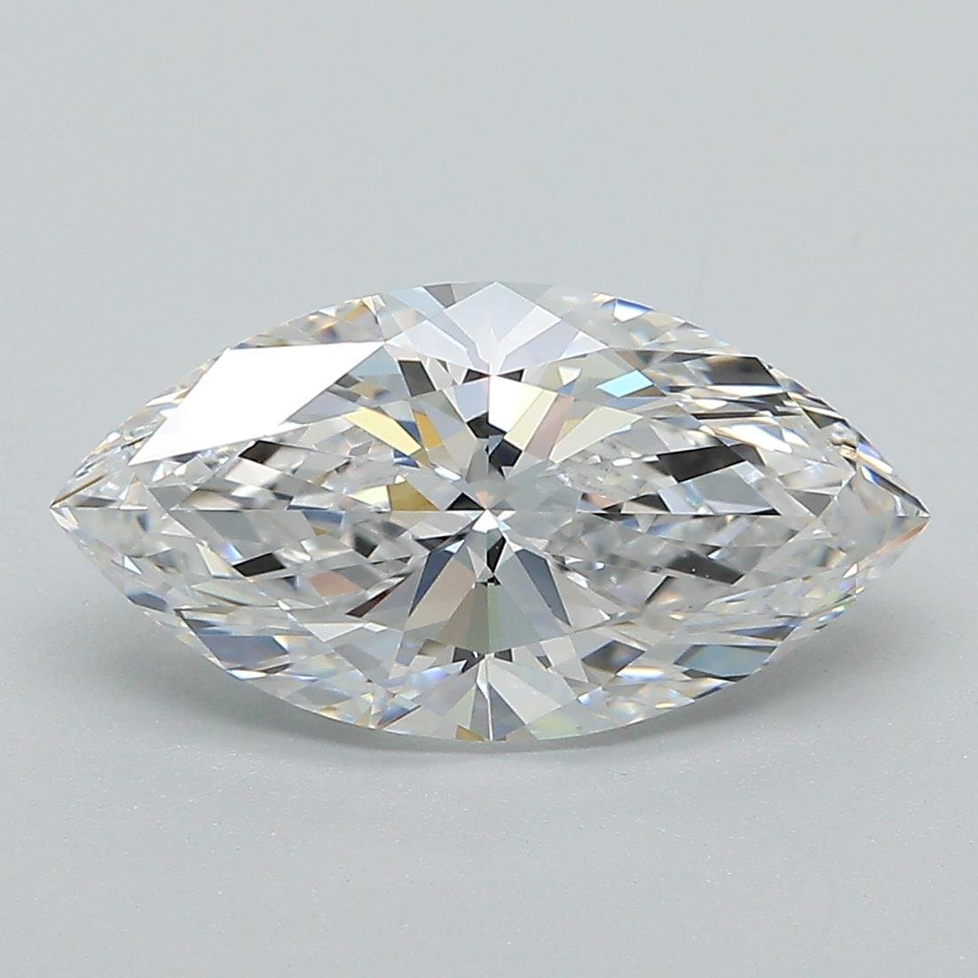 2.83ct E VVS2 Rare Carat Ideal Cut Marquise Lab Grown Diamond