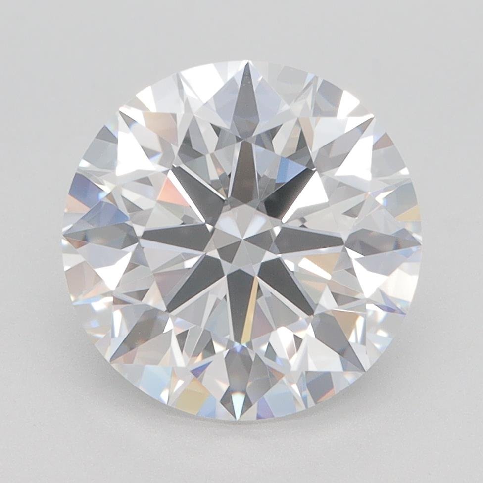 3.38ct E VVS1 Rare Carat Ideal Cut Round Lab Grown Diamond