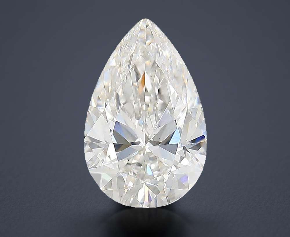 3.35 Carat Pear Lab Diamond