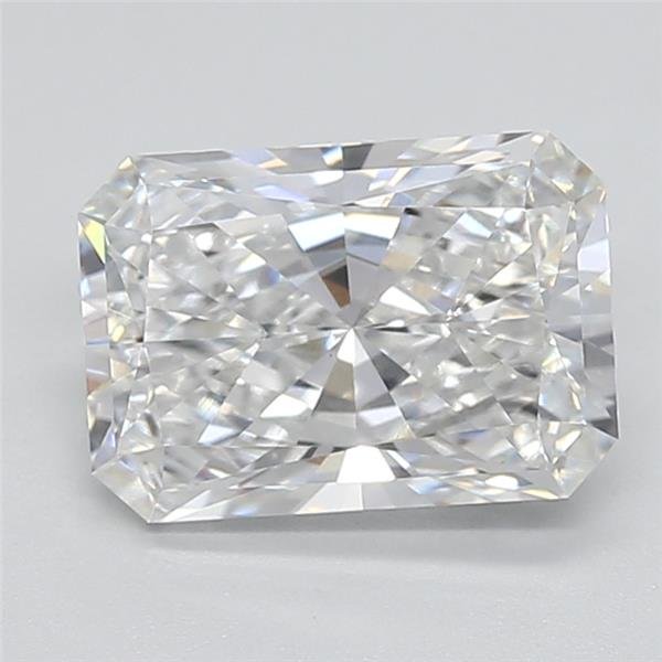 1.63ct E VVS2 Rare Carat Ideal Cut Radiant Lab Grown Diamond