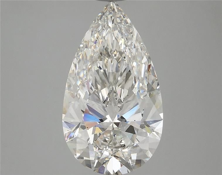 3.88ct H VS2 Rare Carat Ideal Cut Pear Lab Grown Diamond