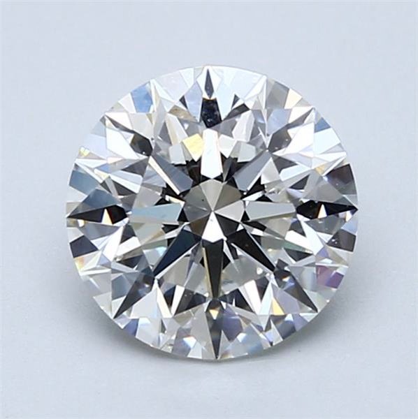 2.03ct H SI1 Rare Carat Ideal Cut Round Diamond