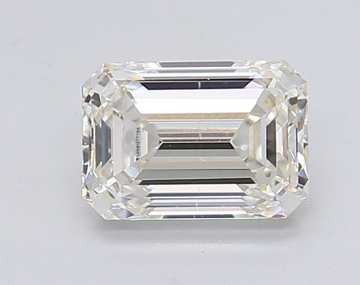 1.52ct H SI1 Excellent Cut Emerald Lab Grown Diamond