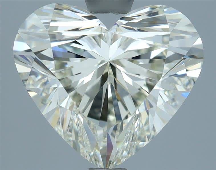 3.01ct J VVS2 Rare Carat Ideal Cut Heart Diamond