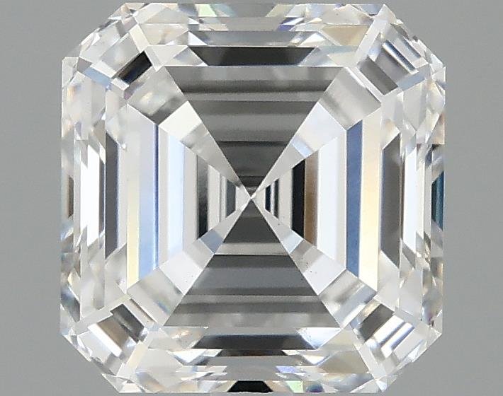 2.09ct E VS1 Rare Carat Ideal Cut Asscher Lab Grown Diamond