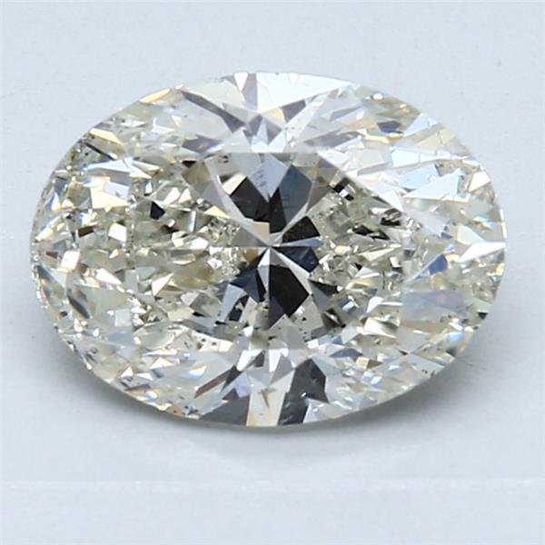 2.01ct K SI1 Very Good Cut Oval Diamond