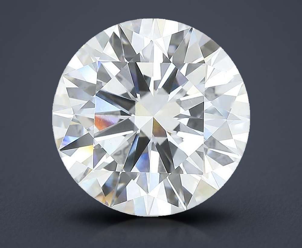 6.59 Carat Round Lab Diamond