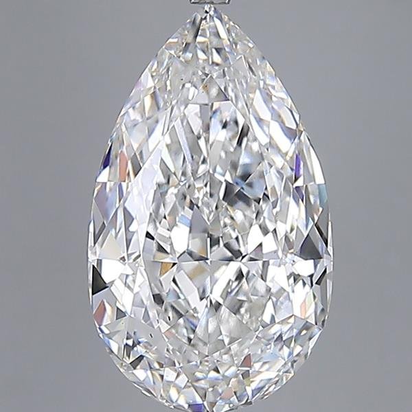 15.07ct F VS2 Very Good Cut Pear Lab Grown Diamond