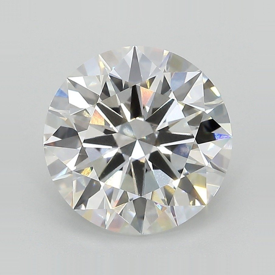 3.85ct E VVS2 Rare Carat Ideal Cut Round Lab Grown Diamond