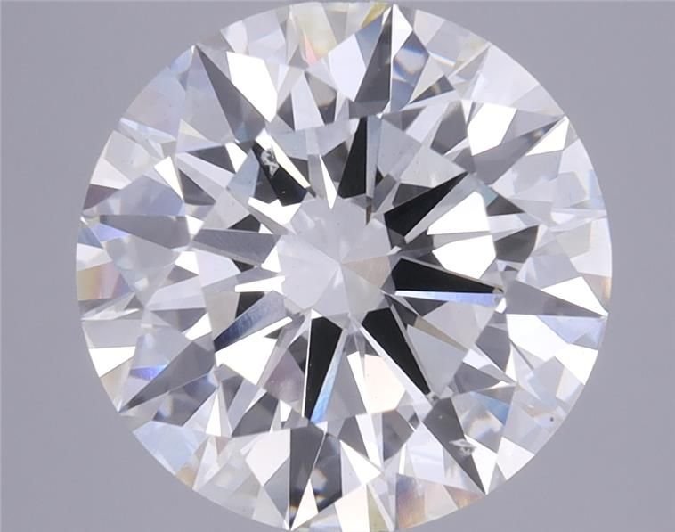 5.09ct H SI1 Rare Carat Ideal Cut Round Lab Grown Diamond