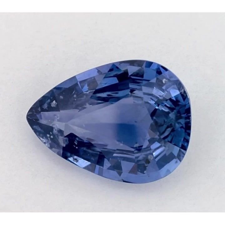 4.67 Carat Blue Pear Sapphire