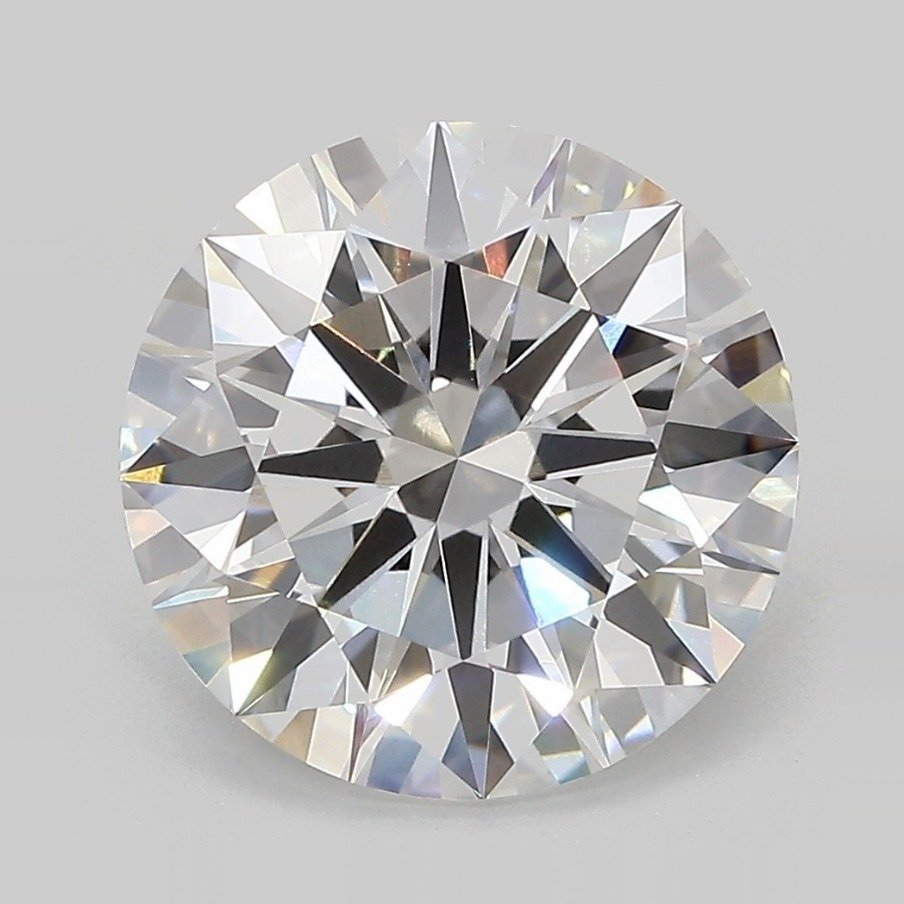 5.07ct E VVS2 Rare Carat Ideal Cut Round Lab Grown Diamond