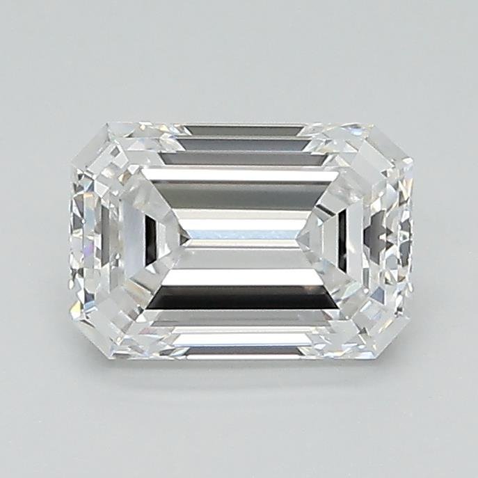 1.00ct D VVS2 Rare Carat Ideal Cut Emerald Lab Grown Diamond