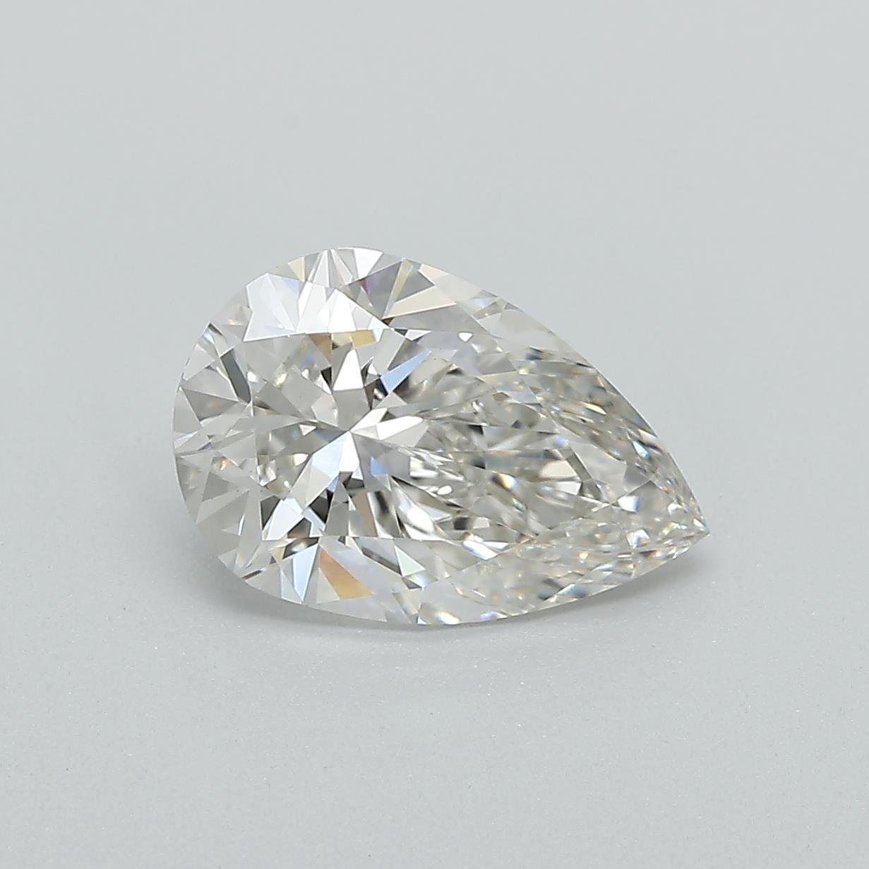 2.09ct H VS1 Rare Carat Ideal Cut Pear Lab Grown Diamond