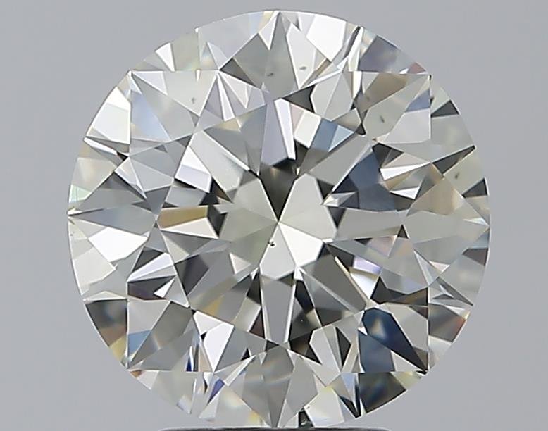 4.01ct K VS2 Rare Carat Ideal Cut Round Diamond