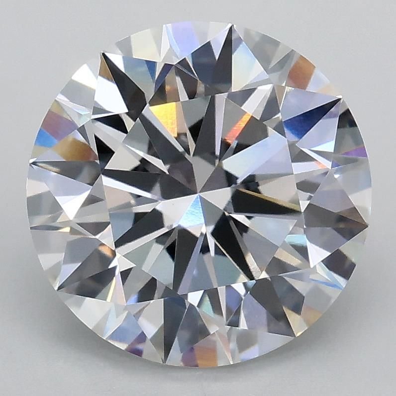 2.81ct E VVS2 Rare Carat Ideal Cut Round Lab Grown Diamond