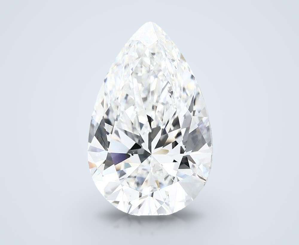 6.52 Carat Pear Lab Diamond