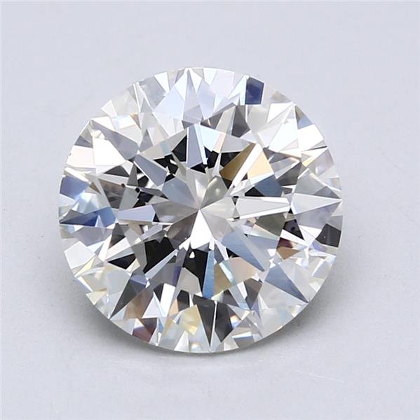 3.18ct F SI1 Rare Carat Ideal Cut Round Lab Grown Diamond