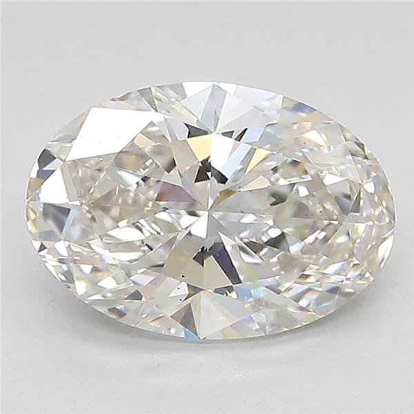 2.48ct F VS2 Rare Carat Ideal Cut Oval Lab Grown Diamond