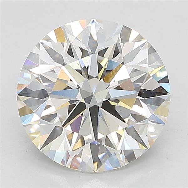 2.66ct I VS2 Rare Carat Ideal Cut Round Lab Grown Diamond