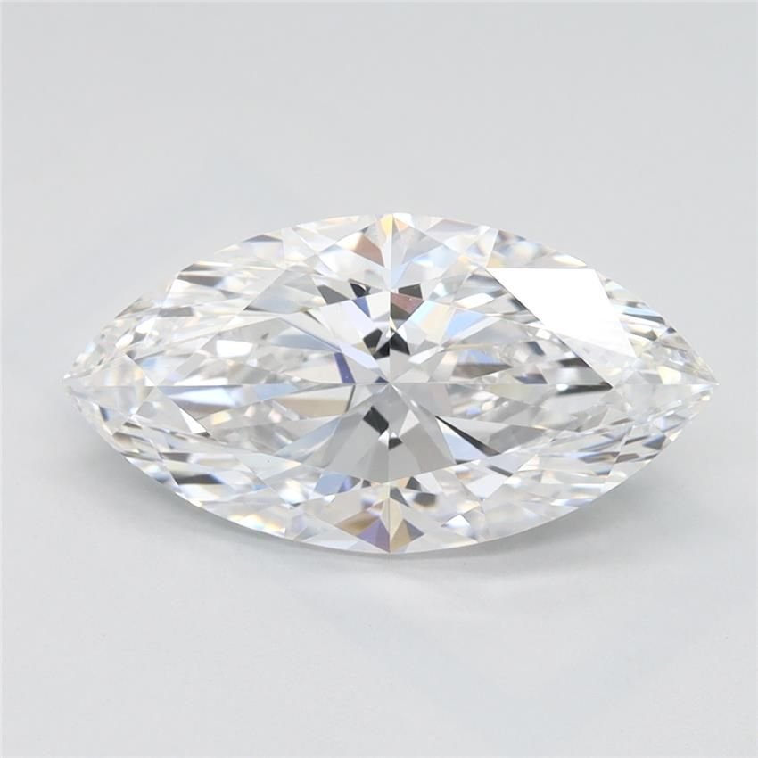 2.30ct D IF Very Good Cut Marquise Lab Grown Diamond