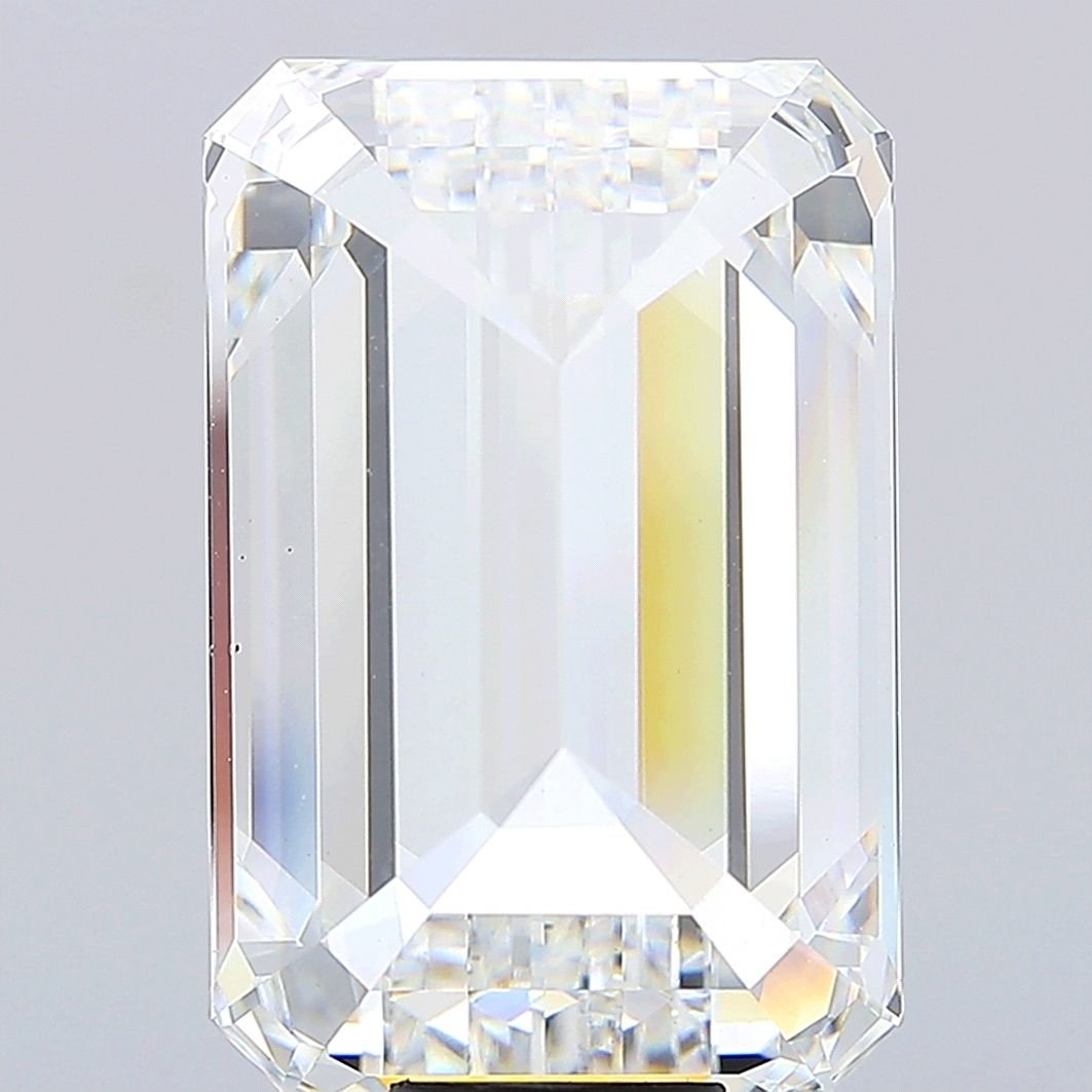 16.59ct F VS2 Rare Carat Ideal Cut Emerald Lab Grown Diamond