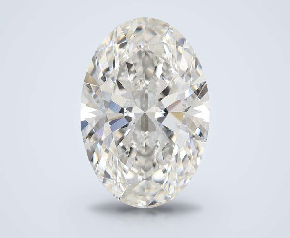 3.70 Carat Oval Lab Diamond