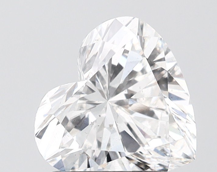 1.67ct F VS2 Very Good Cut Heart Lab Grown Diamond