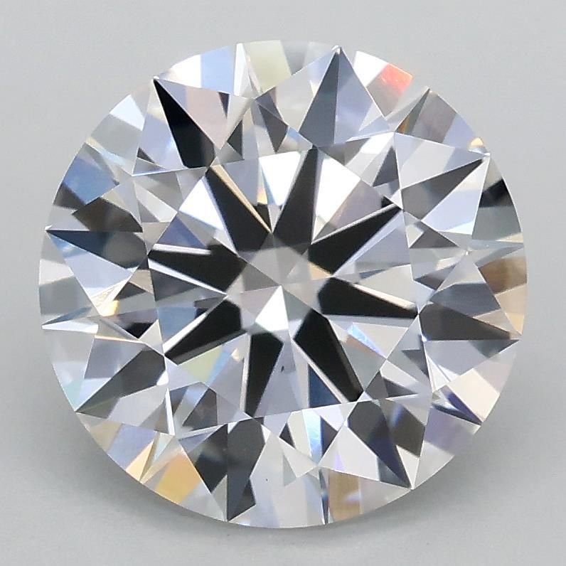 2.70ct D VVS2 Rare Carat Ideal Cut Round Lab Grown Diamond