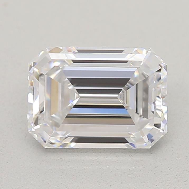 0.97ct D VVS1 Excellent Cut Emerald Lab Grown Diamond