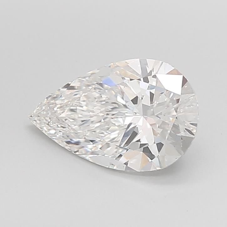 2.57ct F VS2 Rare Carat Ideal Cut Pear Lab Grown Diamond