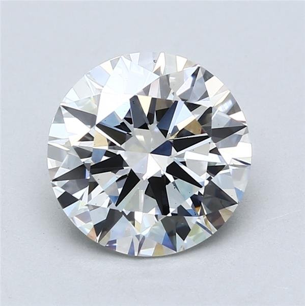 3.04ct E VS2 Rare Carat Ideal Cut Round Lab Grown Diamond