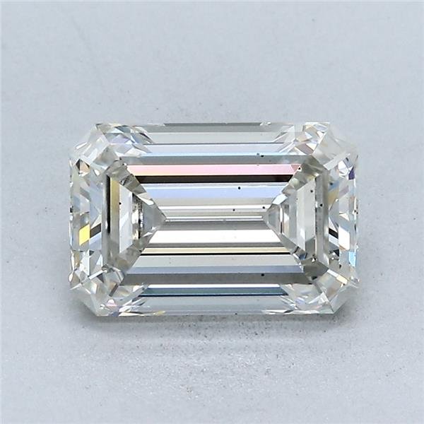 2.05ct I VS2 Rare Carat Ideal Cut Emerald Lab Grown Diamond