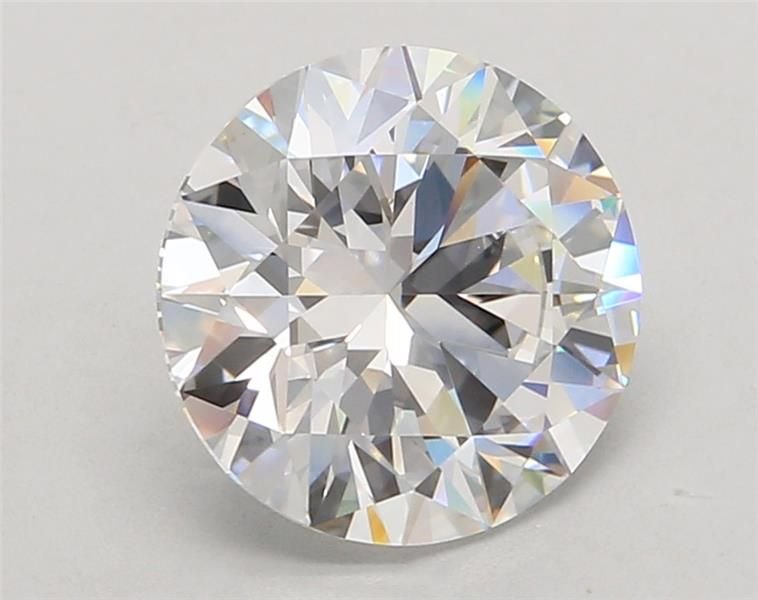 3.46ct D VVS2 Rare Carat Ideal Cut Round Lab Grown Diamond