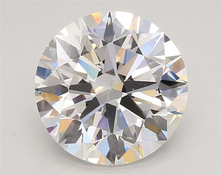 2.98ct E VVS2 Rare Carat Ideal Cut Round Lab Grown Diamond