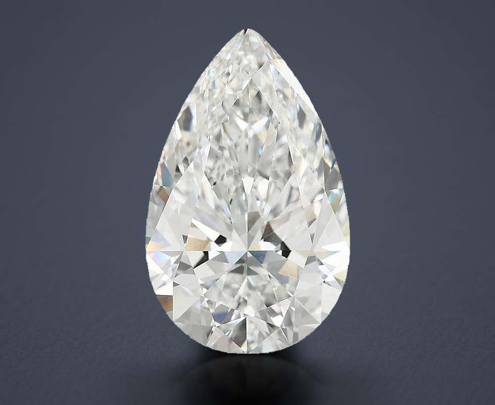 9.00 Carat Pear Lab Diamond