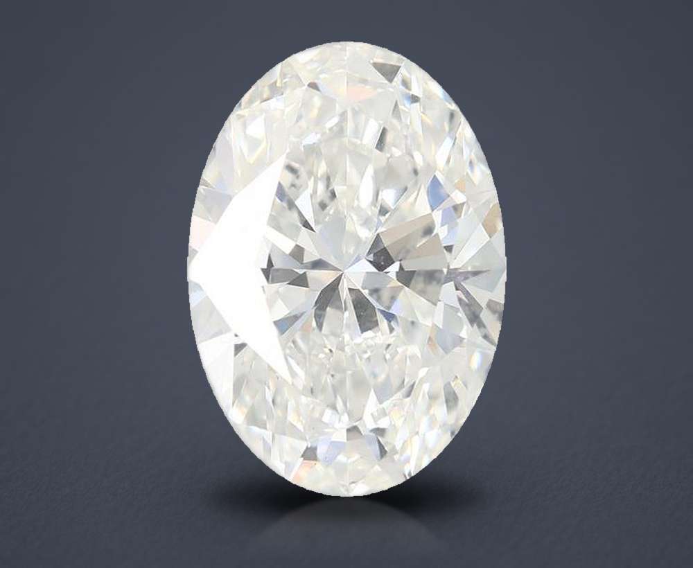 4.06 Carat Oval Lab Diamond