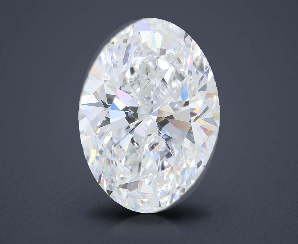 6.08 Carat Oval Lab Diamond