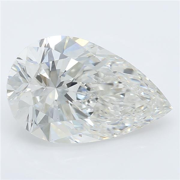 2.74ct H VS2 Rare Carat Ideal Cut Pear Lab Grown Diamond