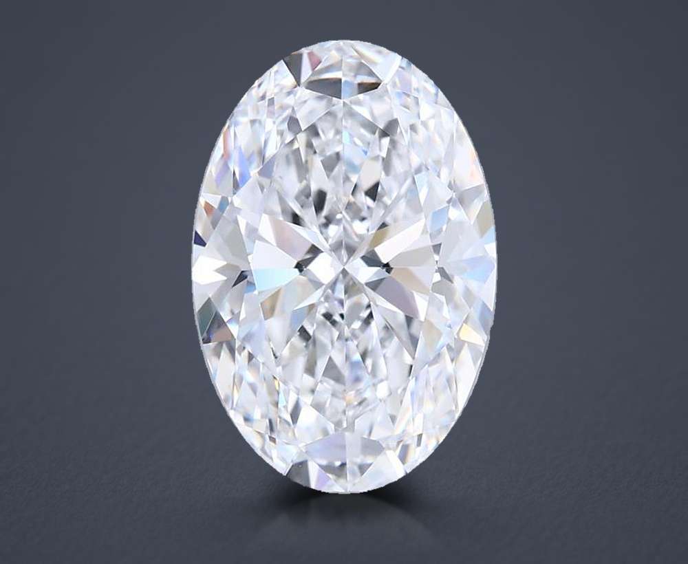 3.92 Carat Oval Lab Diamond
