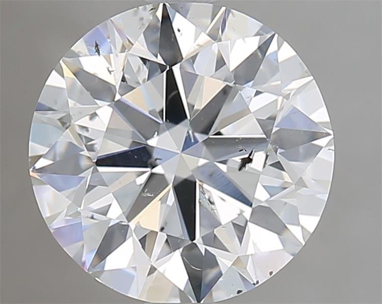 2.04ct D SI2 Rare Carat Ideal Cut Round Diamond