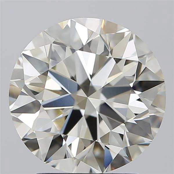 2.81ct J VVS2 Excellent Cut Round Diamond