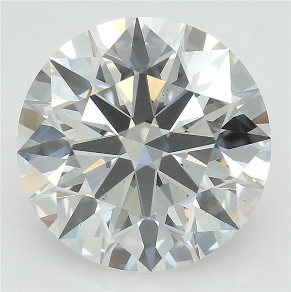 2.76ct G VS1 Rare Carat Ideal Cut Round Lab Grown Diamond