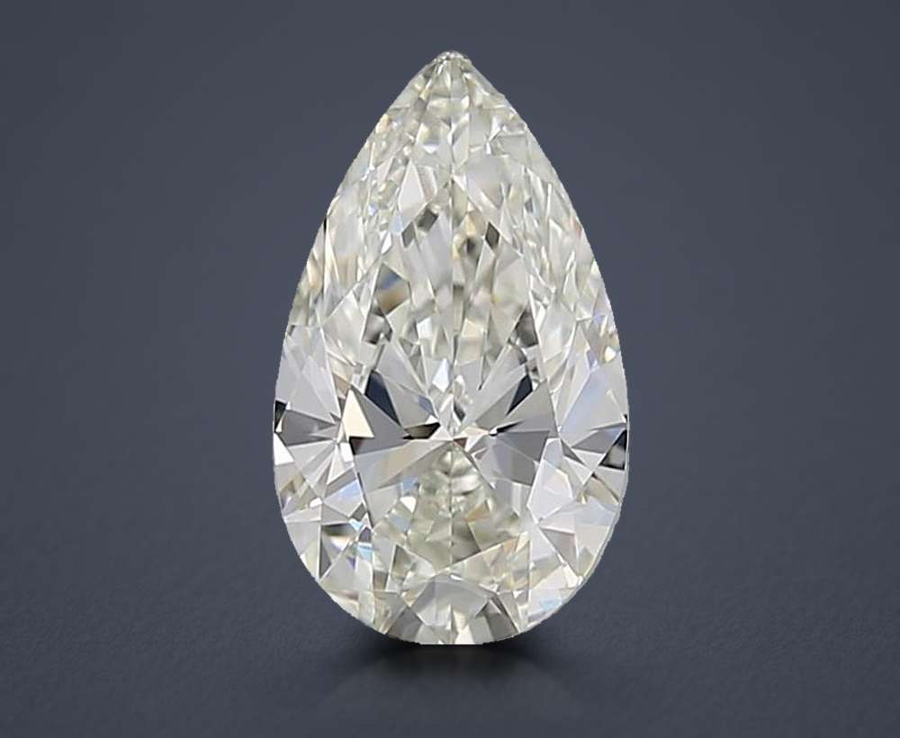0.53 Carat Pear Natural Diamond