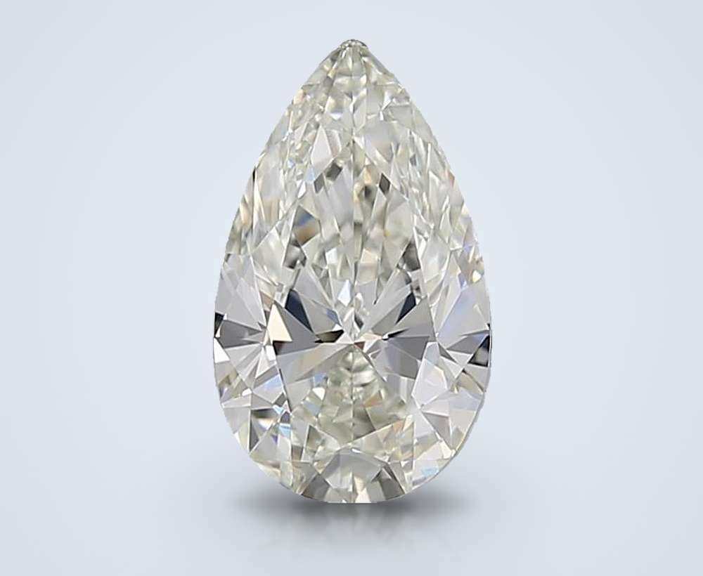 0.53 Carat Pear Natural Diamond