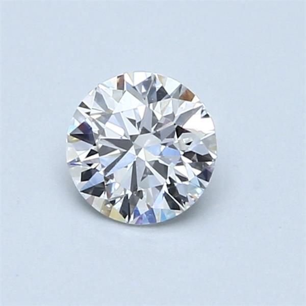 0.53ct D SI1 Rare Carat Ideal Cut Round Diamond