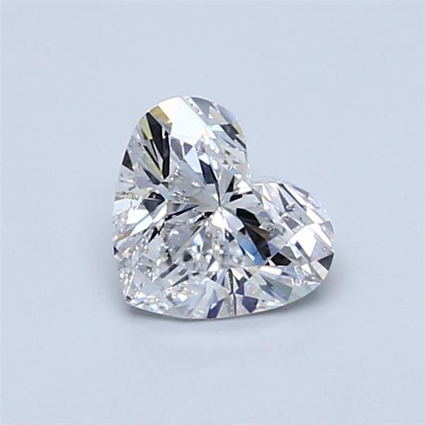 0.70ct D SI2 Rare Carat Ideal Cut Heart Diamond