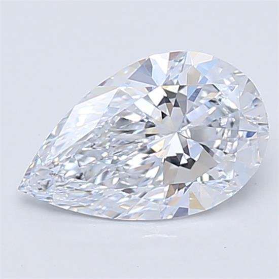 0.66ct F VVS1 Rare Carat Ideal Cut Pear Lab Grown Diamond