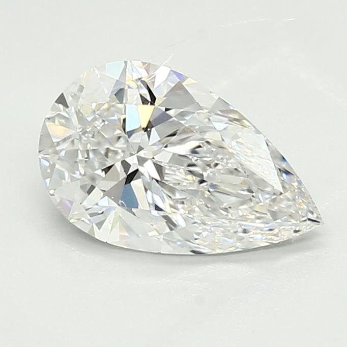 1.28ct D VS1 Rare Carat Ideal Cut Pear Lab Grown Diamond