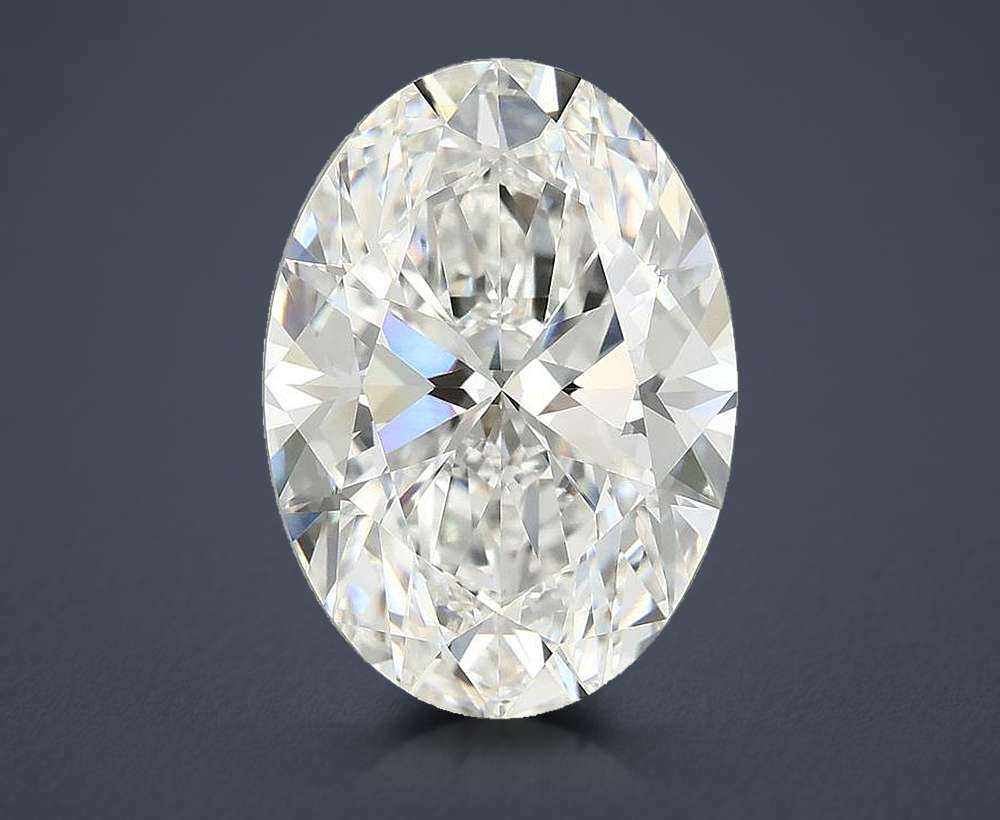 7.09 Carat Oval Lab Diamond